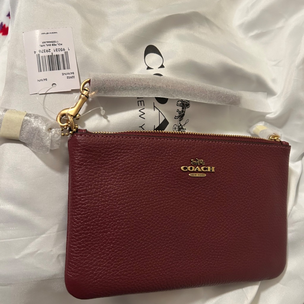 Polished Pebble Small Wristlet ( New )